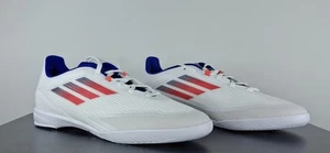 Size 10 Men Adidas F50 League Indoor Soccer Shoes White IF1395 - Picture 1 of 7