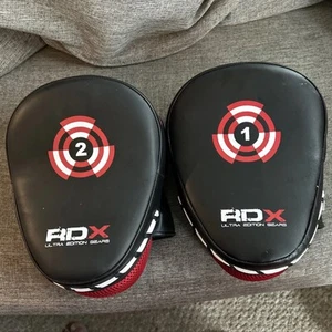 RDX Boxing Sparring / Punch Mitts For MMA, Boxing, Muay Thai, Etc. Thick Padding - Picture 1 of 6