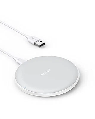 ANKER 313 WIRELESS CHARGING PAD QI-CERTIFIED 10W MAX A2503 - WHITE - Image 1 of 4
