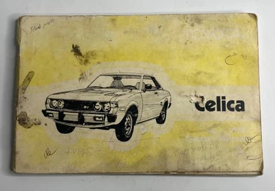Toyota Celica 1976 manual del propietario A -- libro de guantera original OEM Foto 1 de 4