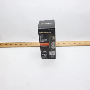 Ecosmart LED Vintage Edison Light Bulb 40-Watt Equivalent T14 Dimmable - Picture 1 of 4