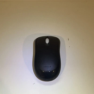 Microsoft Wireless Mouse 1000 Model 1454 With OEM Dongle Tested Working Black - Image 1 of 4