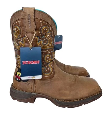 Durango DRD0410 Lady Rebel Square Toe  Womens  Boots  Composite Toe Sz 11 - Image 1 of 4