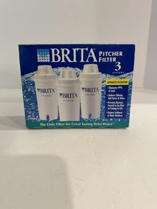 Brita Standard Filter Pitcher Replacement Filter NEW 3 Pack Water Filters Sealed - Picture 1 of 7