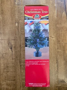 Mini árbol de Navidad de escritorio de fibra óptica de 12"" mini mesa artificial árbol de Navidad - Imagen 1 de 6