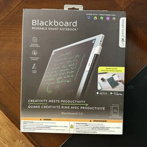 Boogie Board Blackboard 2.0 Smart Notebook Letter Size with Folio Cover - Picture 1 of 8