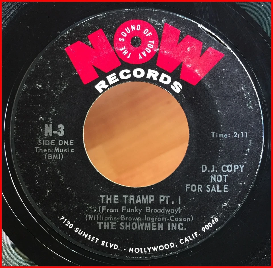 SOUL FUNK BREAKS 45 The Showmen Inc.-the tramp NOW - MEGA RARE OG PROMO mp3 - Image 1 of 1