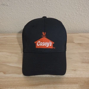 Casey's Gas Station Convenience Store Staff Employee Uniform Hat - Black - Picture 1 of 9