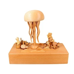 Mechanical Jellyfish OceanSeries Music Box Elegant Decor and Melodies - Bild 1 von 8