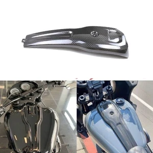 Cubierta del panel de tablero del tanque de gasolina de fibra de carbono para Harley Low Rider S/ST FXLRS FXLRST - Imagen 1 de 12