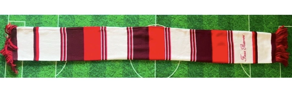 Sciarpa schal calcio FORZA ROSSONERI Milan Lucchese Nocerina Foggia - Immagine 1 di 3