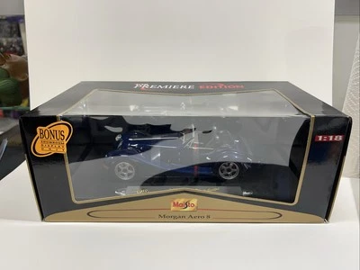 1:18 MAISTO MORGAN AERO 8, 2002 PREMIERE EDITION DIECAST NIB - Image 1 of 4