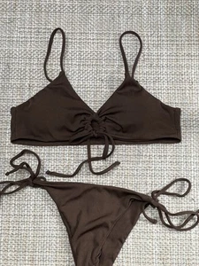 Unbranded Women’s 2 Pc Brown Bikini Size Medium New W/O Tags - Picture 1 of 16