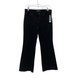 Liverpool Stitch Fix Corduroy Hannah Flare Leg Pants Womens Size 6P Black NEW - Picture 1 of 6