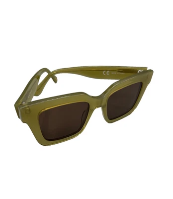 Gafas de sol J Crew montura cuadrada, oliva, con estuche de caja Foto 1 de 4