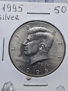 Medio dólar Kennedy 1995 P EE. UU. Estados Unidos, 50 centavos - Imagen 1 de 2