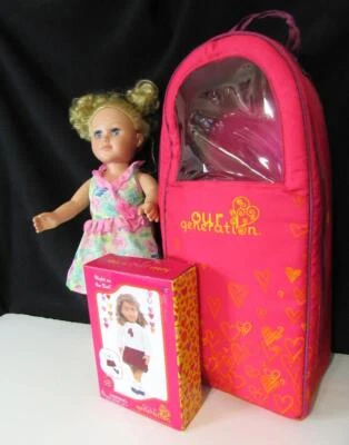 CitiToy My Life 18" Doll~Travel Carrying Case~NIB Clothing/Shoes AG dolls - Image 1 of 4
