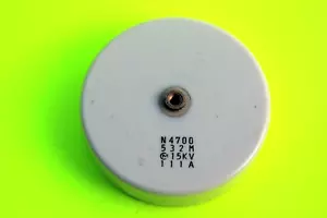 MURATA Doorknob Capacitor diameter 60mm x 18mm thick thread 8/32 UNC Type N4700 - Picture 1 of 12