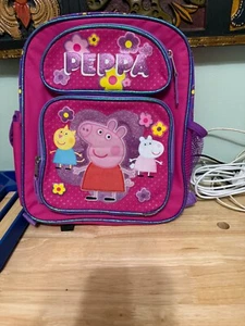 Peppa Pig Backpack 13" Pink - Picture 1 of 1