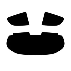 Pre Cut Window Tint for Mitsubishi Colt 3-door Hatch 2008-12 5% Limo Black Rear - Picture 1 of 10