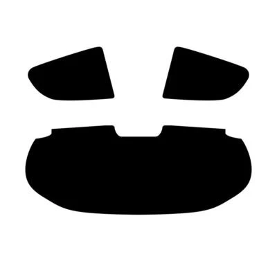 Pre Cut Window Tint for Mitsubishi Colt 3-door Hatch 2008-12 5% Limo Black Rear - Image 1 of 4