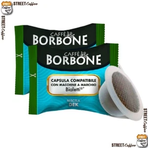 200 Cialde Capsule Caffè Borbone Miscela Dek Decaffeinato compatibili Bialetti - Foto 1 di 2
