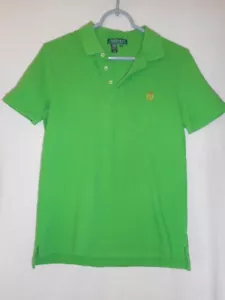 Lauren Ralph Lauren Women's Size M green 100% cotton embroidered Polo Shirt - Picture 1 of 4