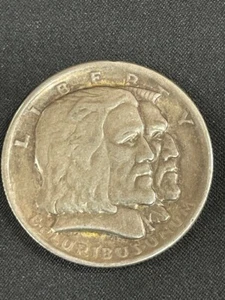 U.S 1936 Long Island Half Dollar Commemorative Currency Silver Coin - Picture 1 of 2