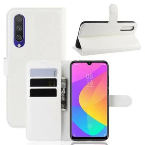 Hülle für Xiaomi Mi A3 Handy Cover Flip Case Schutzhülle Tasche Bumper Etui Weiß - Bild 1 von 6