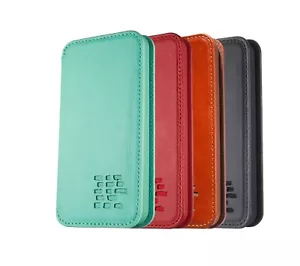 Funda abatible delgada para Samsung Galaxy S6 - cuero de lujo real - personalizada - Imagen 1 de 27