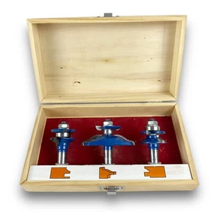Ridgerock Tools Inc. Neiko Ogee Cutter Router Bit 3 Pc. Set-1/2" Shank (10111A) - Picture 1 of 9