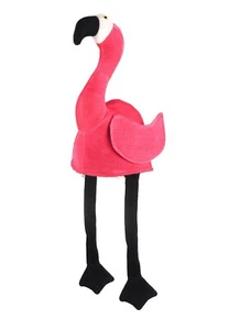 Pink Flamingo Hat With Long Novelty Legs Stag Hen Hawaii Party Adult Fancy Dress - Picture 1 of 1