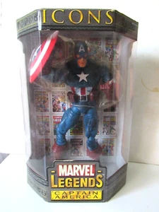 Figura de acción Marvel Legends Icons Capitán América 12" pulgadas (enmascarada) - Imagen 1 de 11