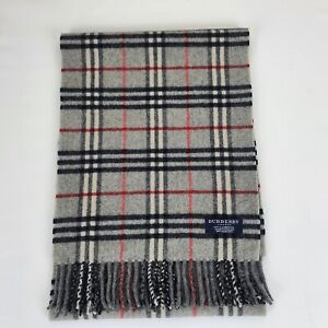 Genuine Burberry Lambswool scarf for men and women size 173CM excellent conditio