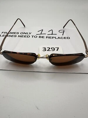 Armação de óculos SAFILO ELASTA 7078 R69 52 18 135 marrom meia aro - Imagem 1 de 4