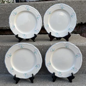 4 RARE 1986 Anchor Hocking Dinnerware Auntie Em Snack Side Bread Plates 7.5" EUC - Picture 1 of 11