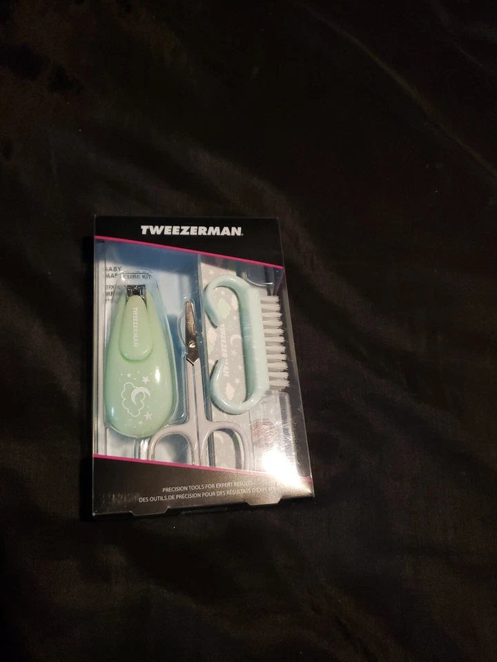 Tweezerman Baby Manicure Kit Nail Clipper, Scissors, brush, File Sealed FreeShip - Image 1 of 1
