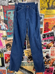 Vintage 80s-90s High Rise Dee Cee Workwear Carpenter Denim Jeans 27x36 - Picture 1 of 13