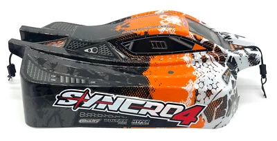 Team Corally SYNCRO-4 - Body (Orange Painted Buggy) C-00287 - Image 1 of 4