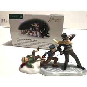 Department 56 Dickens Village "Sliding Down Cornhill with Bob Cratchit" - Picture 1 of 1