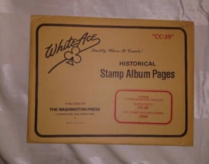 WHITE ACE Historical Stamp Album Pages Supplement CANADA CC-39 1994 Comm Singles - Picture 1 of 2
