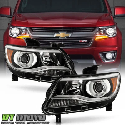 2015-2021 Chevy Colorado Projector Factory Headlights Headlamps Pair Left+Right - Изображение 1 из 4