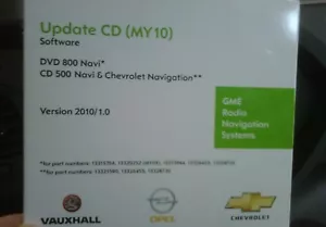 OPEL CD500 DVD800 Navi Software Betriebssoftware update + Russische Sprache - Bild 1 von 1