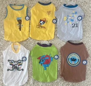 6 N.W.T. HAUSTIER-T-SHIRTS MIT AUFBÜGELN, GRÖSSE LARGE, VON PETELLIGENCE. - Bild 1 von 7