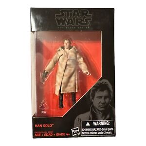 Star Wars The Black Series Han Solo Endor Trenchcoat Walmart 3.75in Figure 
