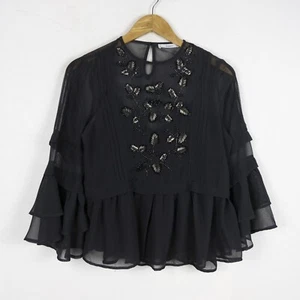 Maglia Mango Taglia S Donna Logo Comodo Poliestere Pratico Tinta Unita Woman - Foto 1 di 5