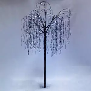 More details for monster shop 8 ft willow tree 800 led cool white lights with customer return
