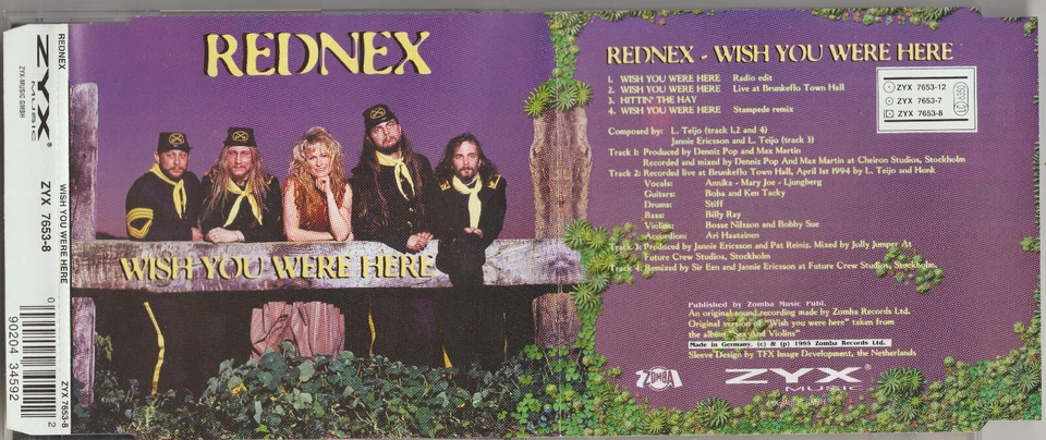 Rednex - Wish You Were Here [4 Track Maxi-CD] - Bild 1 von 1