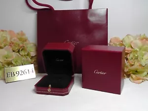 Estuche Vacío Anillo Joyería Cartier + Caja Exterior + Bolsa de Compras*Usado Excelente - Imagen 1 de 7