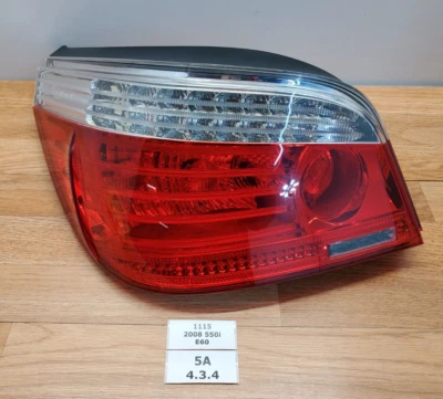 ✅ 08-10 OEM BMW E60 535 550 M5 седан задний левый со стороны водителя внешний задний фонарь - Изображение 1 из 4